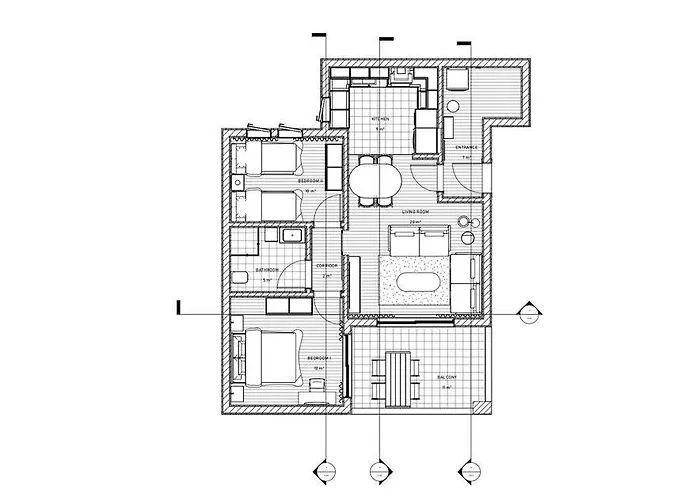 Center 2 Bedroom Calm Modern Garden Floor Flat - Yeni Dunya Daire